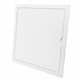 Edm Couvercle de trappe carrée encastrable blanc 30x30 cm