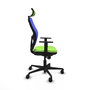 Piqueras y Crespo Chaise de Bureau Jorquera Pistache et Bleu