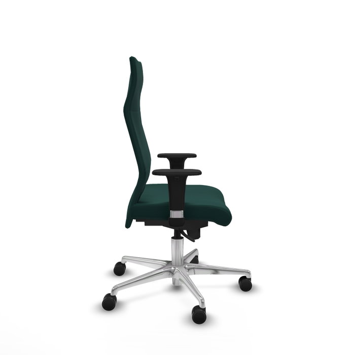 Piqueras Y Crespo Sillón Albacete, mécanisme Sincro, Vert bouteille, Similpiel