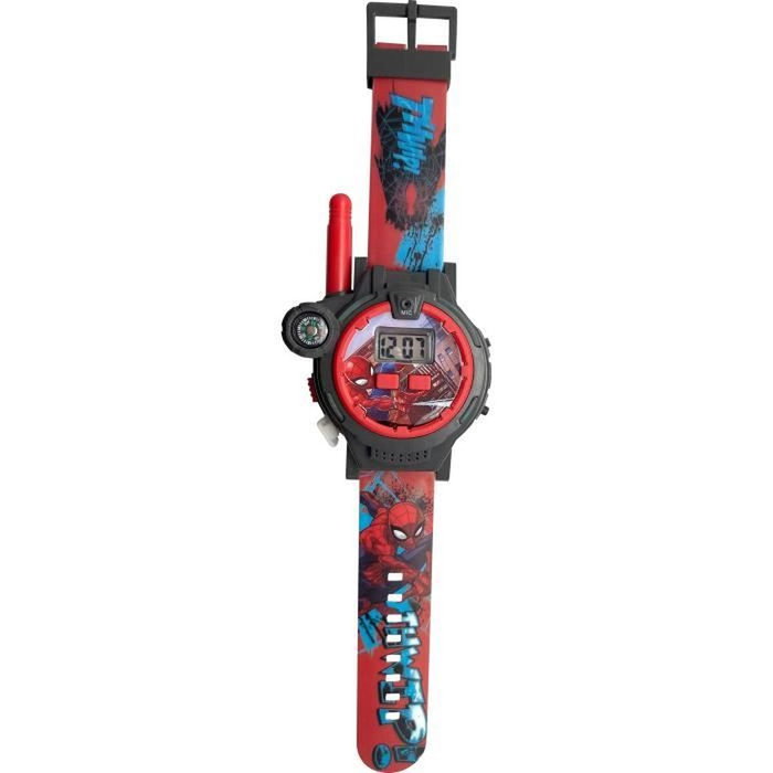 Kids Licensing Montre 2 en 1 Talkie-Walkie Spiderman - Vert