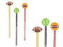PINCELLO Set de 3 stylos avec gomme Assortiment 2
