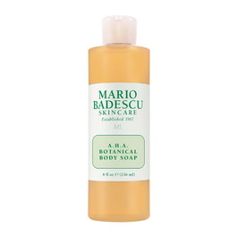 Mario Badescu Savon Liquide A.H.A. Botanique 236 ml - Rafraîchissant et Hydratant pour le Corps - Pour Femmes