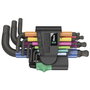 Wera 950/9 Hex-Plus Multicolour 2 - Jeu de 9 clés hexagonales métriques