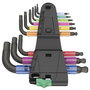 Wera 950/9 Hex-Plus Multicolour 2 - Jeu de 9 clés hexagonales métriques