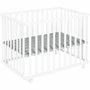 Roba Parc bébé pliable Little Stars Motif Étoile Blanc