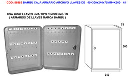 Boîte de rangement pour clés K300-45 300x240x75mm