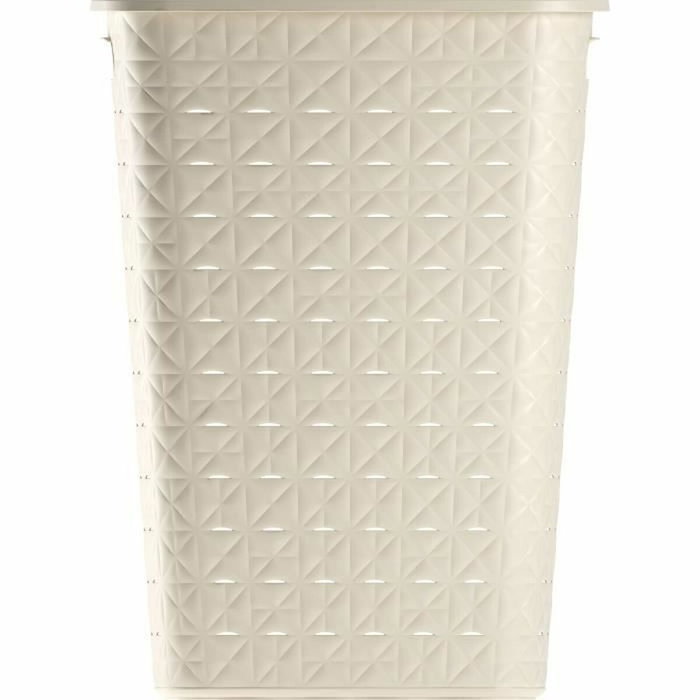 Curver Coffre à linge Softex 56 L Blanc cassé Curver Coffre à linge Softex 56 L Blanc cassé