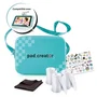 Canal Toys - Housse Protectrice pour Instant Print Pad Creator (CLK 033) avec Papier, Autocollants et Tissu - Protection Chocs et Éclaboussures