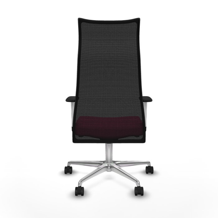 Piqueras y Crespo Chaise de Bureau Albacete Rose et Noir