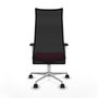 Piqueras y Crespo Chaise de Bureau Albacete Rose et Noir