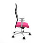 Piqueras y Crespo Chaise de Bureau Albacete Rose et Noir