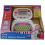 VTECH Ordi P'tit Genius Ourson Rose - Ordinateur éducatif enfant 2 à 5 ans, français, couleur rose, piles incluses, garanti 2 ans