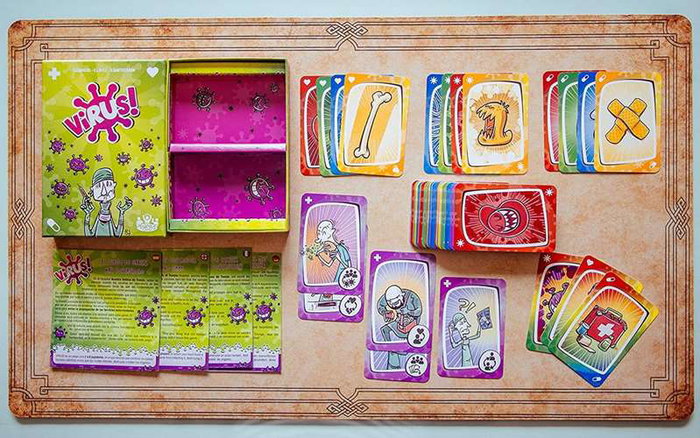 Tranjis Jeu Virus avec 68 cartes