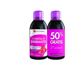 Forté Pharma Duo SLIM DRAINANT Framboise 2 x 500 ml