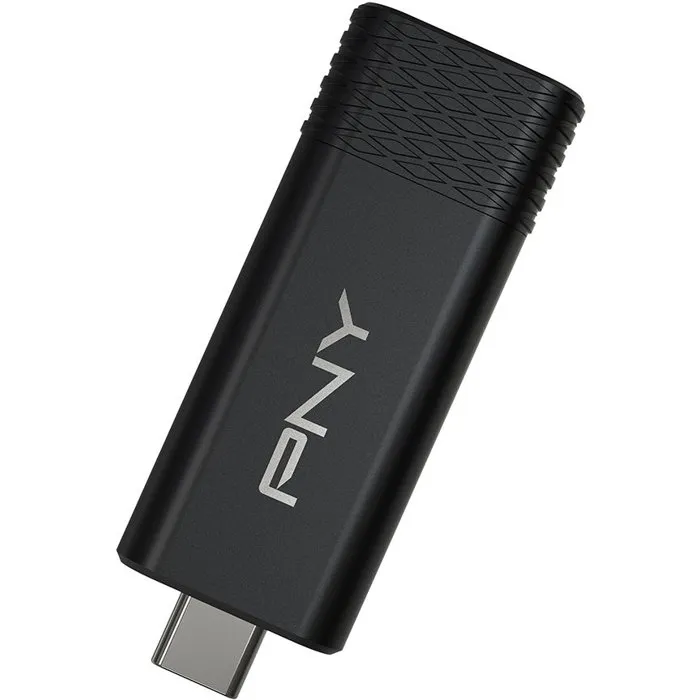 PNY PRO Elite V3 - Clé USB 3.2 Gen 2 Type-C 256 Go - Vitesse lecture jusqu'à 1000 Mo/s - Pour créateurs de contenu, gaming et professionnels