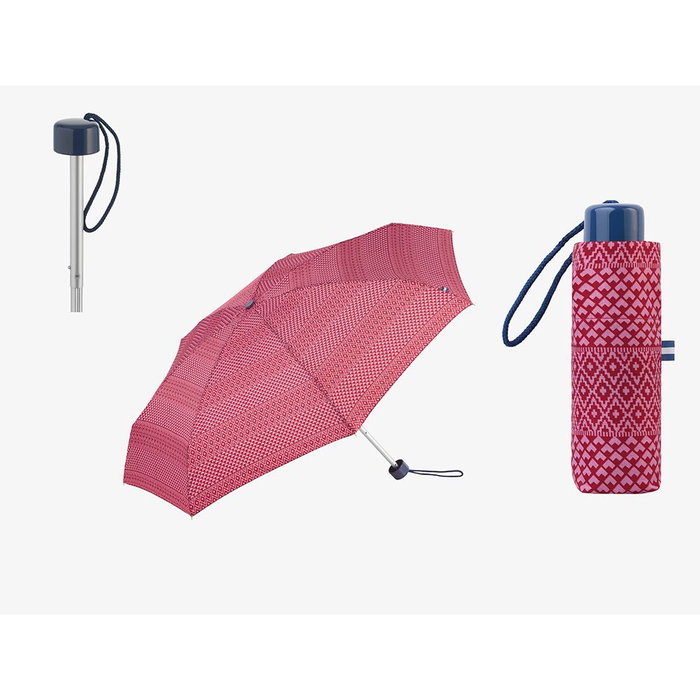 C-Collection Parapluie pliable mini manuel étampe ethnique UV 50+ avec protection solaire Windproof Ø 90 cm