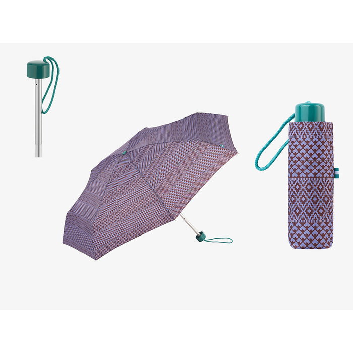 Parapluie pliable C-Collection Assortiment de couleurs 6 x 4 x 18 cm Ø 90 cm Ethnique