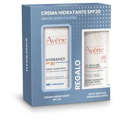 Avène - Coffret Crème Hydrance SPF30 + Eau Micellaire - Crème Visage Hydratante et Protecteur Solaire 40 ml & Démaquillant 100 ml - Peaux Sensibles - Lot de 2 Produits