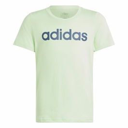 T shirt à manches courtes Enfant Adidas G Lin Vert clair