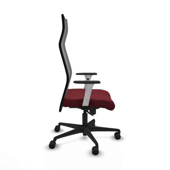 Piqueras y Crespo Chaise de Bureau Albacete Bordeaux et Noir Piqueras y Crespo Chaise de Bureau Albacete Bordeaux et Noir