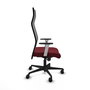 Piqueras y Crespo Chaise de Bureau Albacete Bordeaux et Noir