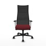 Piqueras y Crespo Chaise de Bureau Albacete Bordeaux et Noir