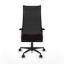 Piqueras y Crespo Chaise de Bureau Albacete Bordeaux et Noir