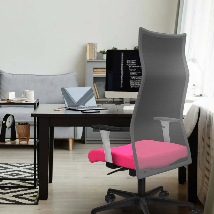 Piqueras y Crespo Chaise de Bureau Albacete Bordeaux et Noir Piqueras y Crespo Chaise de Bureau Albacete Bordeaux et Noir