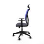 Piqueras y Crespo Chaise de Bureau Motilla Gris foncé et Bleu