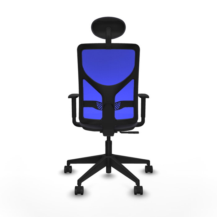 Piqueras y Crespo Chaise de Bureau Motilla Gris foncé et Bleu