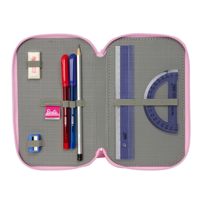 SAFTA Plumier Barbie Ballet triple 37 pièces SAFTA Plumier Barbie Ballet triple 37 pièces