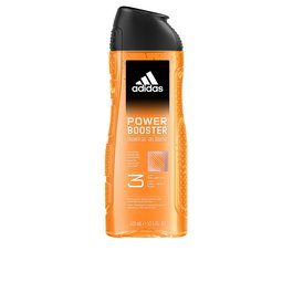 Adidas Gel Douche Power Booster 3 en 1 Homme Corps Cheveux Visage Hydratant Frais Vivifiant 400 ml
