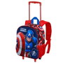Karactermania Sac à Dos à Roulettes Enfant 3D Captain America Patriot 26 x 13 x 34 cm - Mochila con Ruedas