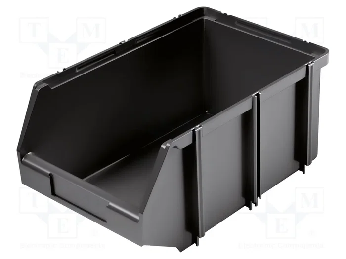 KISTENBERG Conteneur Cuvette CLICK BOX noir 225x140x95mm KISTENBERG Conteneur Cuvette CLICK BOX noir 225x140x95mm
