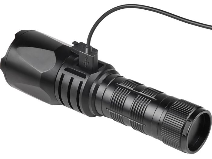 Sandberg Survivor Torch Powerbank 5000 - Lampe torche et batterie portable robuste, chargeur USB, résistante aux chocs