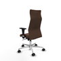 Piqueras Y Crespo Fauteuil Albacete, mécanisme Synchro, Marron foncé