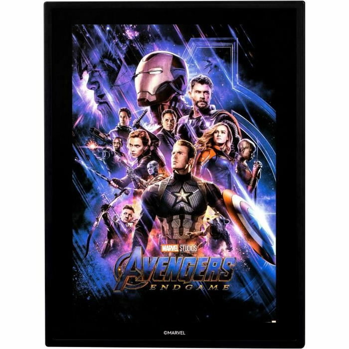 Fandrop Captain America vs Thanos - Vitrine avec scène culte, mini affiche et artefact Fandrop Captain America vs Thanos - Vitrine avec scène culte, mini affiche et artefact