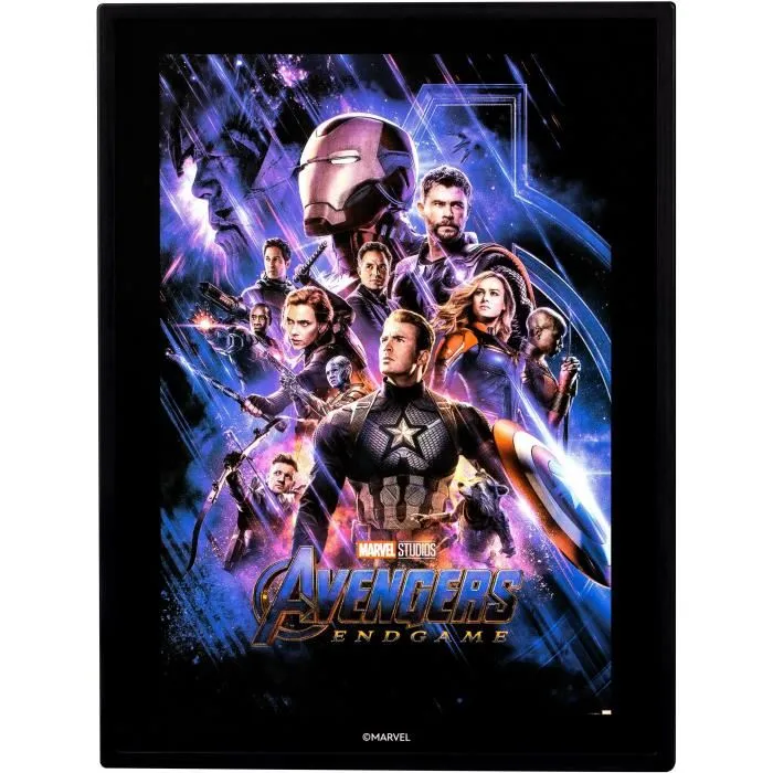 Fandrop Figurine Collection STAR WARS Captain America vs Thanos Vitrine Scene Cult Marvel avec Mini Affiche et Artéfact - 18 cm