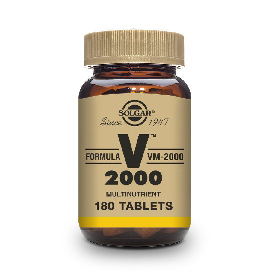 SOLGAR FORMULA VM-2000, 180 comprimés SOLGAR FORMULA VM-2000, 180 comprimés