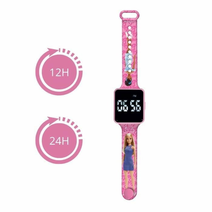 Lexibook Montre LED connectée Barbie