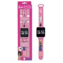 Lexibook - Montre LED Connectée Barbie pour Enfants avec Bracelet Ajustable - Design Léger et Fin pour Petits Poignets