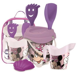 Unice - Sac à dos avec cube jouet Château Minnie 32x25x18 cm - Modèle aléatoire (Disney)