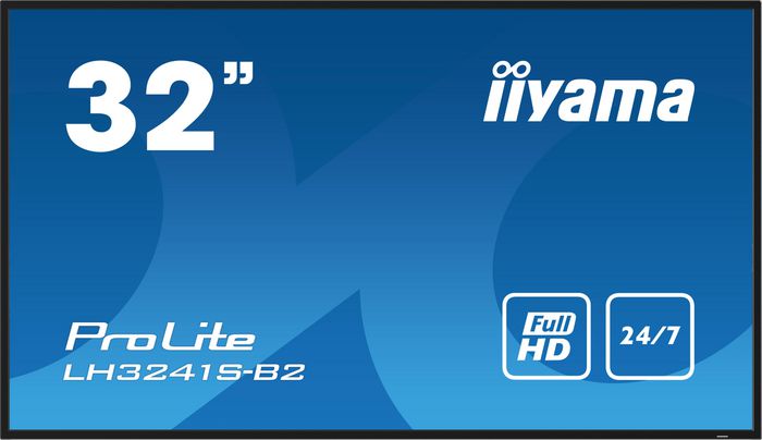 iiyama ProLite LH3241S-B2 - Écran professionnel IPS 32" Full HD 1920x1080, 350 cd/m², mode portrait/paysage, 3x HDMI, VGA, haut-parleurs