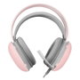 Mars Gaming MH-Glow Casque Audio Jack 3.5mm RGB Chroma Flow pour PC PS4 PS5 Xbox Nintendo Switch Smartphone Rose