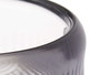 GIFTDECOR Porte-bougie Cercle Rayé Gris