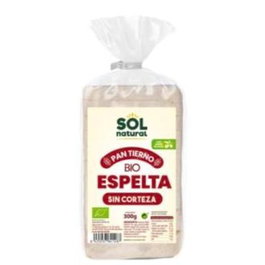 SOLNATURAL Pain de mie à l'épeautre BIO sans croûte 300g