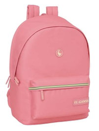 Safta El Ganso Basics Marsala - Sac à dos double USB pour ordinateur portable 15,6 pouces, 31 x 44 x 18 cm