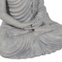 BigBuy Home Figurine Décorative Buda Gris
