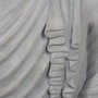 BigBuy Home Figurine Décorative Buda Gris