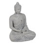 BigBuy Home Figurine Décorative Buda Gris